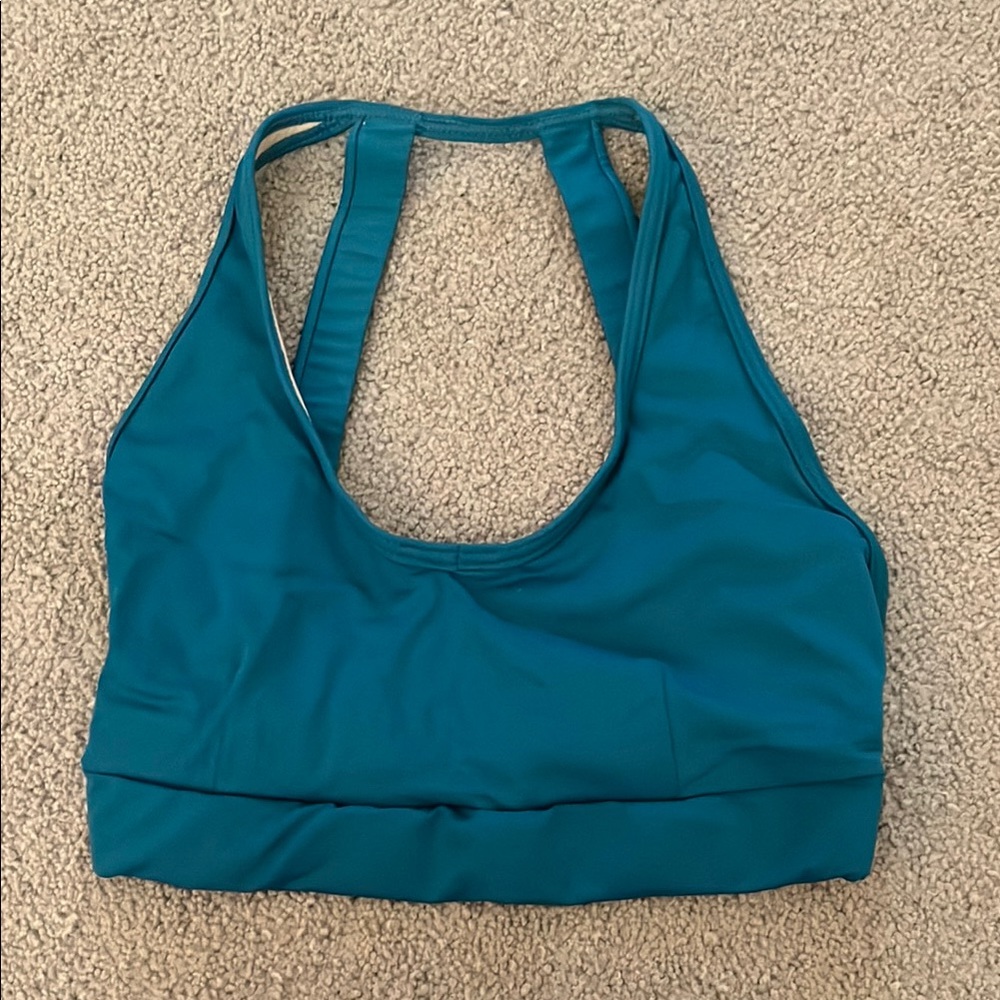 Teal Women's Sports Bra/Dance top.